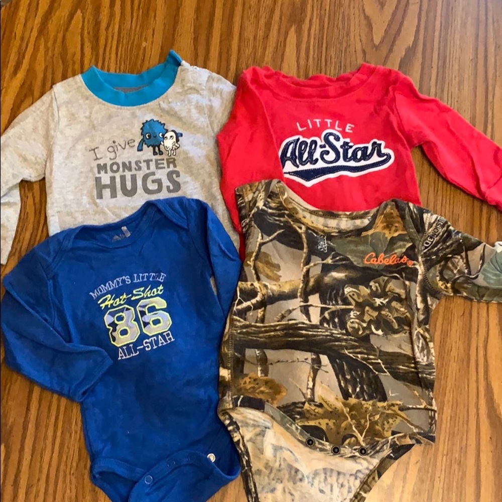 Baby boys long sleeve lot